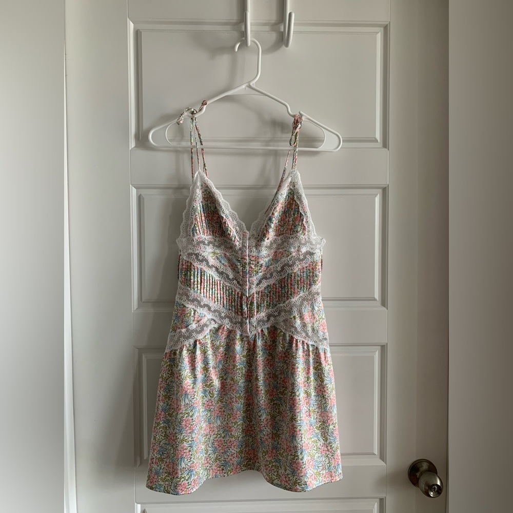 For Love & Lemons Farrah Slip Dress Small